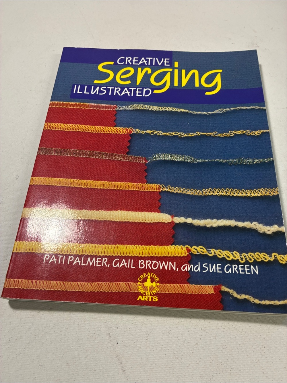 Blue and Red Creative Serging Illustrated - Book